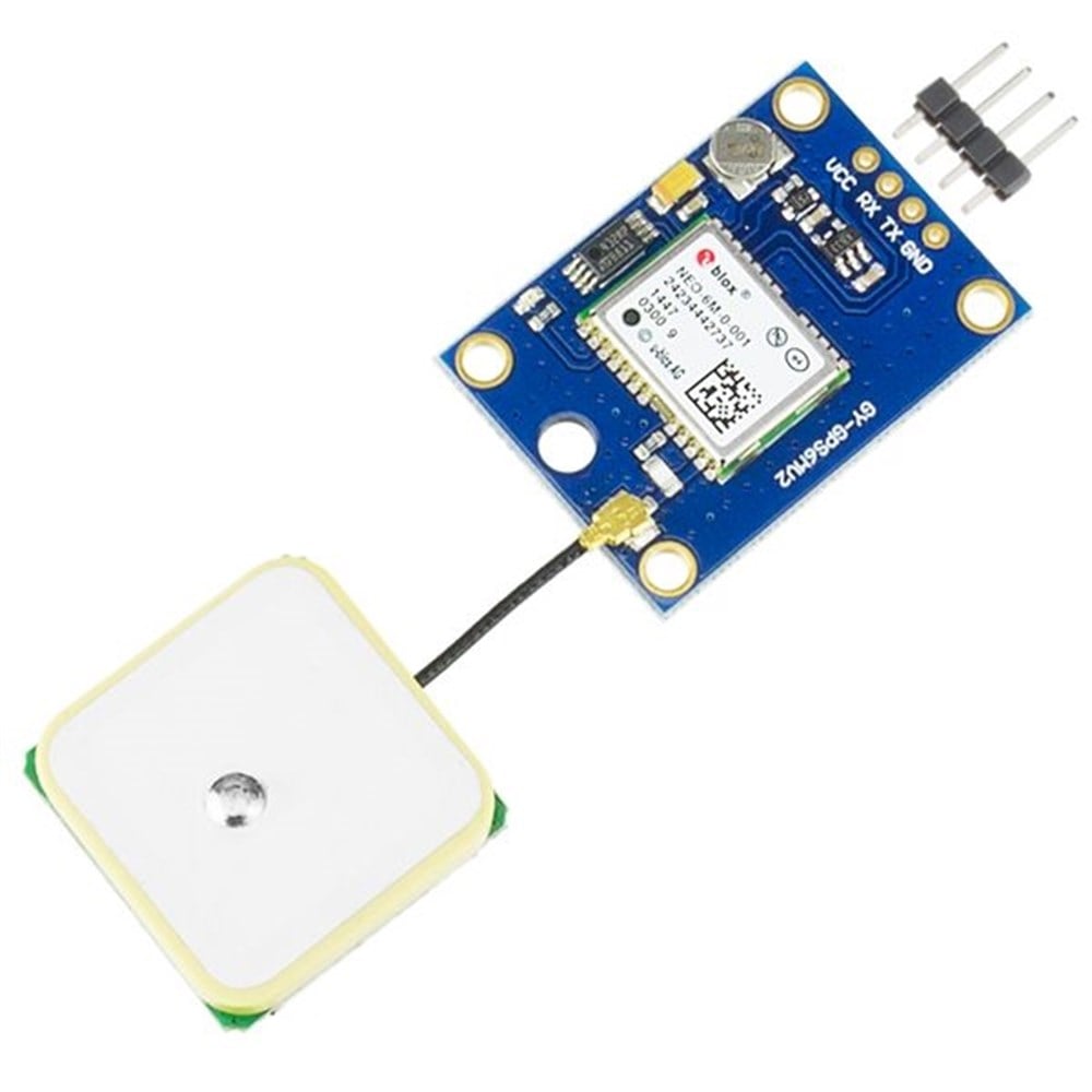 KompentUblox NEO-6M GPS Modülü EPPROM ve Pilli
