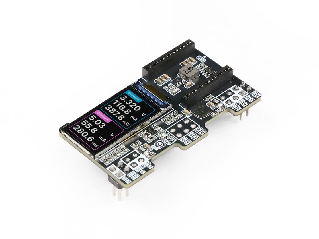 KompentXIAO PowerBread Breadboard Güç Kartı ve Güç Ölçer