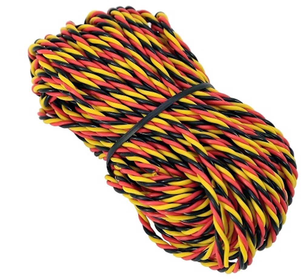 KompentYüksek Kaliteli Burgulu Servo Uzatma Kablosu 22 AWG 1metre