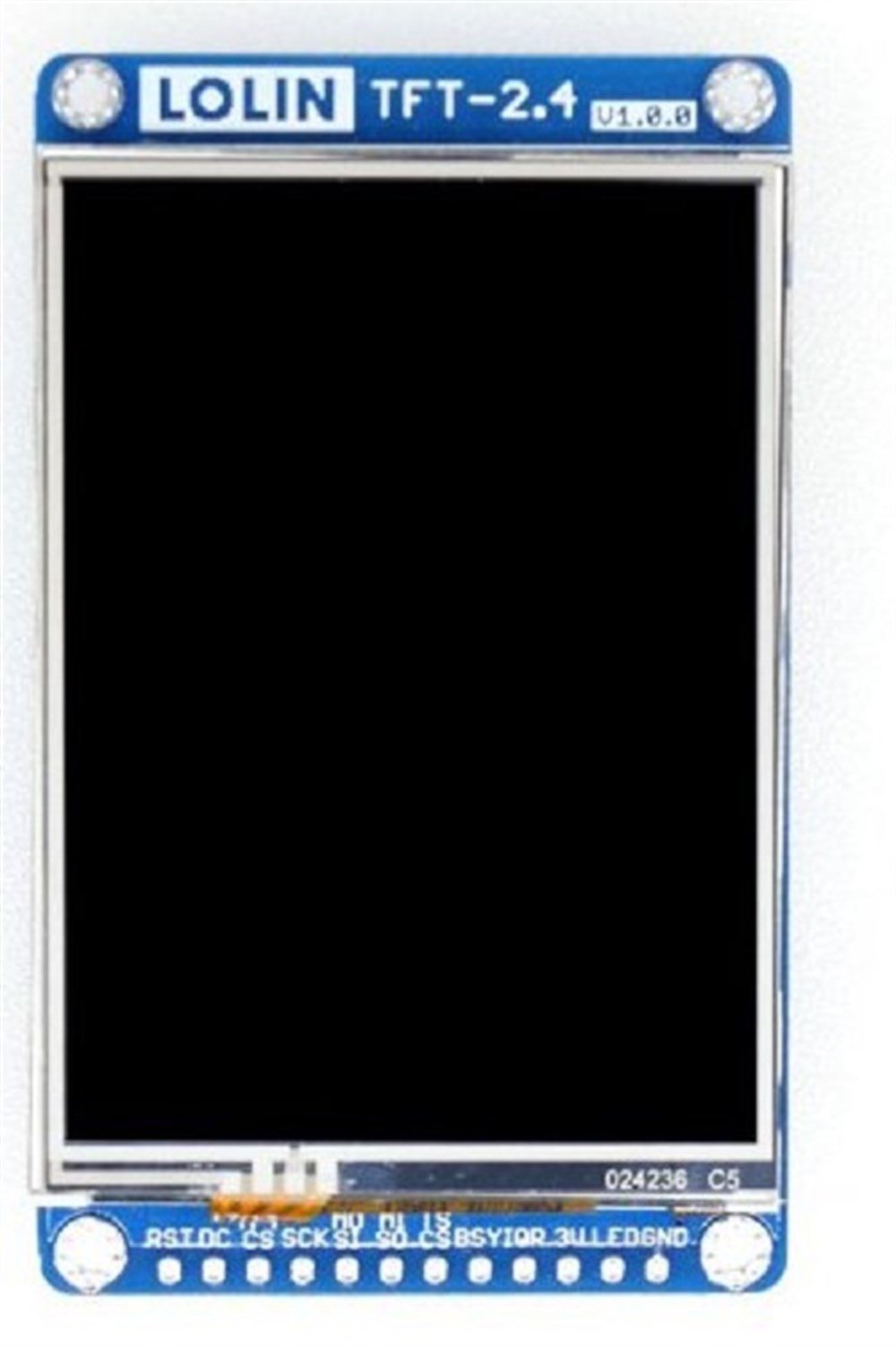 Lolin TFT  2.4” Dokunmatik Ekran – Lolin D1 Mini Pro ve Lolin D32 Pro ile uyumlu