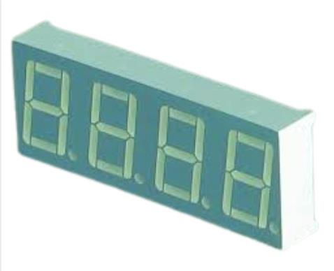 Meksem14mm 4 Dijit 7 Segment LED Ekran Soluk Renk KPF-5461ASRND