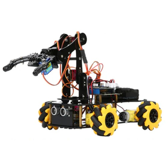 Meksem5DOF Robot Kol Ek Paketi (Akıllı Robot Araba Seti QD001 ile Uyumlu)