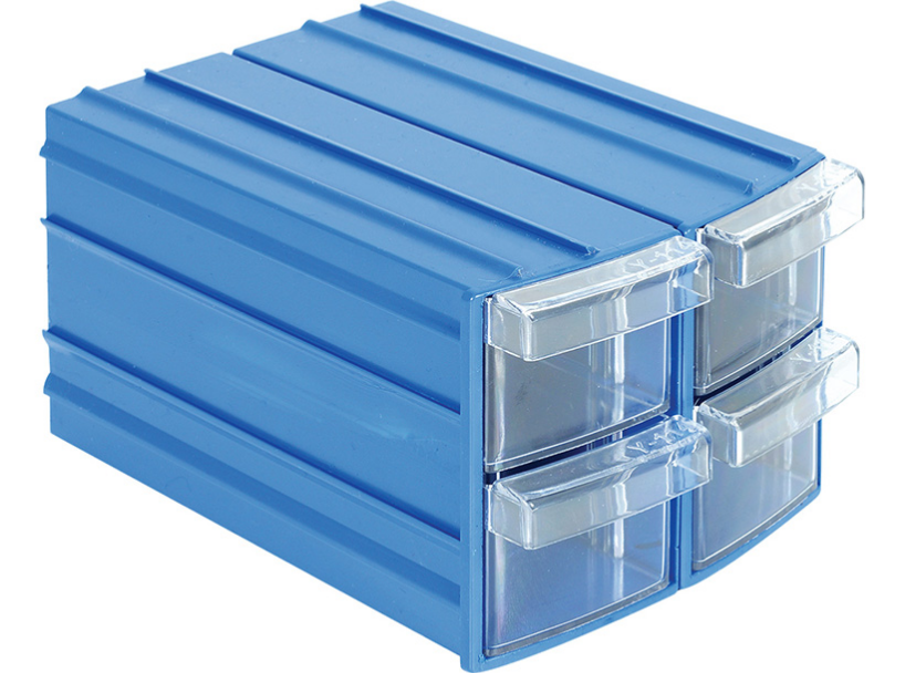 MeksemPlastik Çekmeceli Kutu 4 Çekmeceli Y114