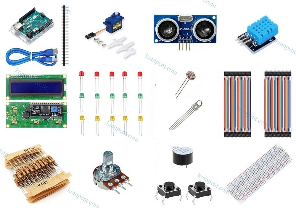 Orijinal Arduino Başlangıç Düzeyi Proje Seti