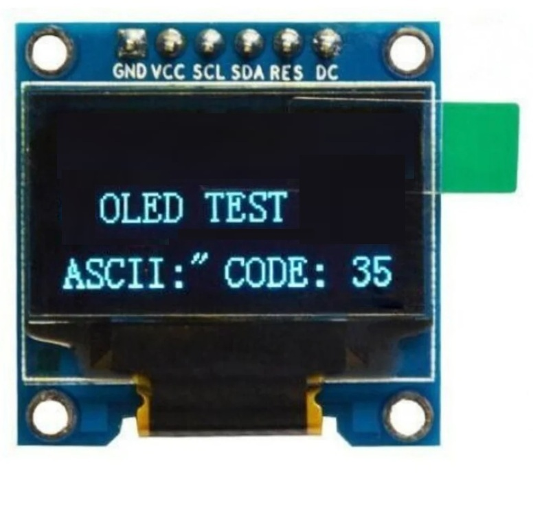 PARASUT0.96inç Mavi OLED Ekran SPI 128x64 Çözünürlük