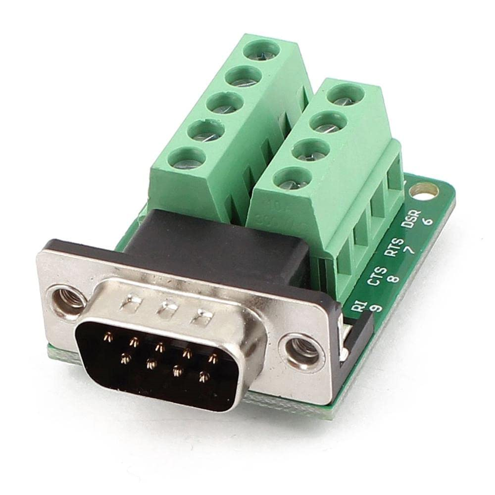 PARASUTDB9 9P RS232/RS485 Erkek Vidalı Klemens Adaptör