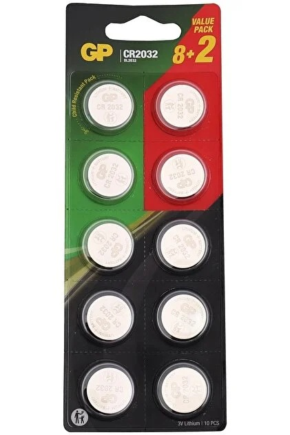 PARASUTGP CR2032 Pil Paketi 10'lu