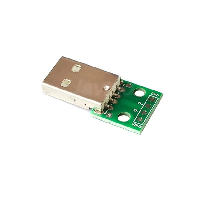 PARASUTUSB Erkek 4 Pin 2.54mm DIP Pin Breakout Adaptör Kartı