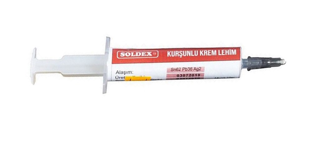 Soldex Kurşunlu Krem Lehim 10gr