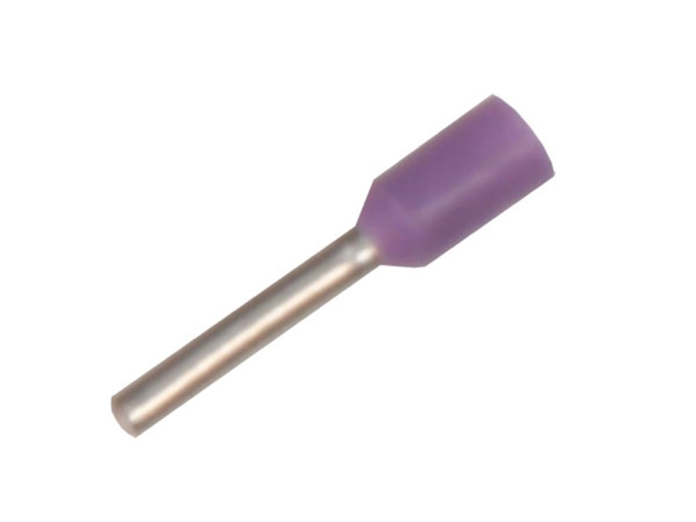 0.34 mm2 İzoleli Yüksük Pembe 24AWG 10 Adet 
