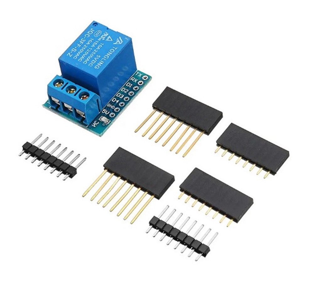 1 Kanal Röle Modulü D1 Mini WIFI Kart için