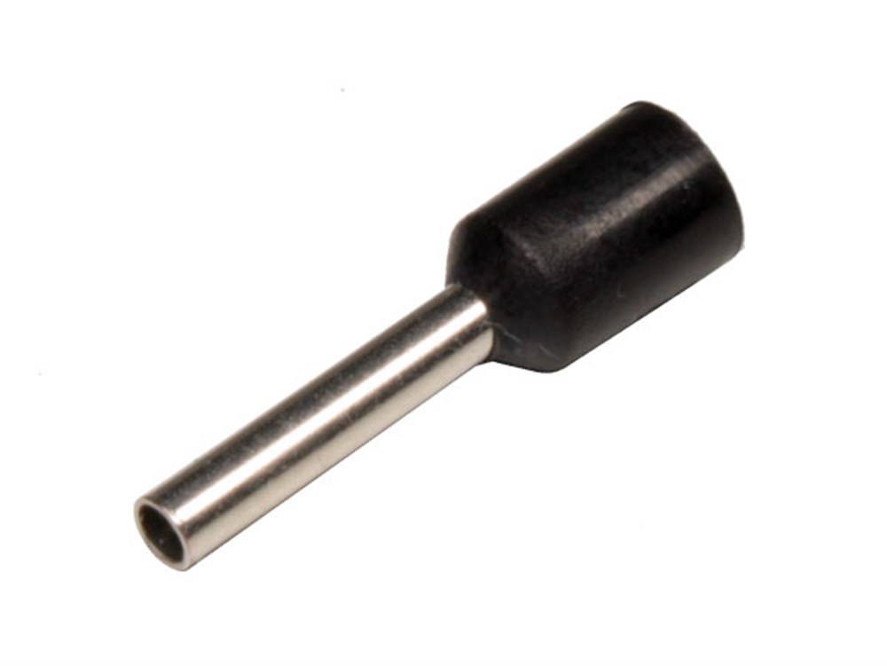 1.50 mm2 İzoleli Yüksük Siyah 16 AWG 10 Adet