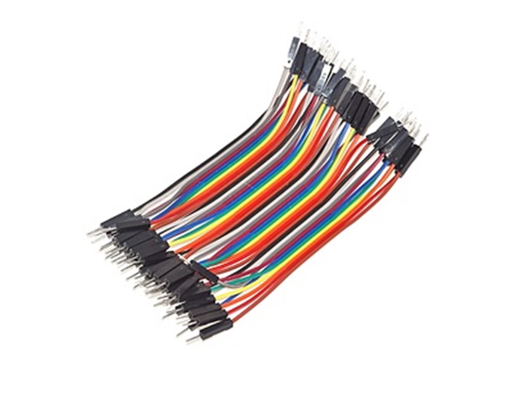 40 pin Jumper Kablo Erkek-Erkek 10cm