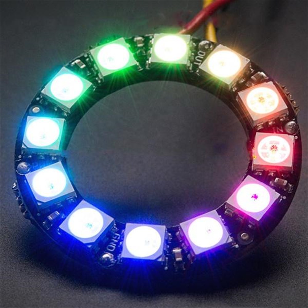 CJMCU 12 Bit WS2812 5050 RGB LED ve Sürücü Geliştirme Modülü