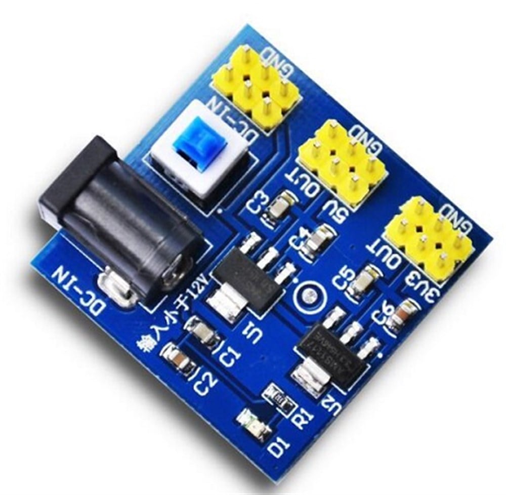 Çoklu Voltaj Çıkış Modulu DC-DC 12V to 3.3V 5V 12V