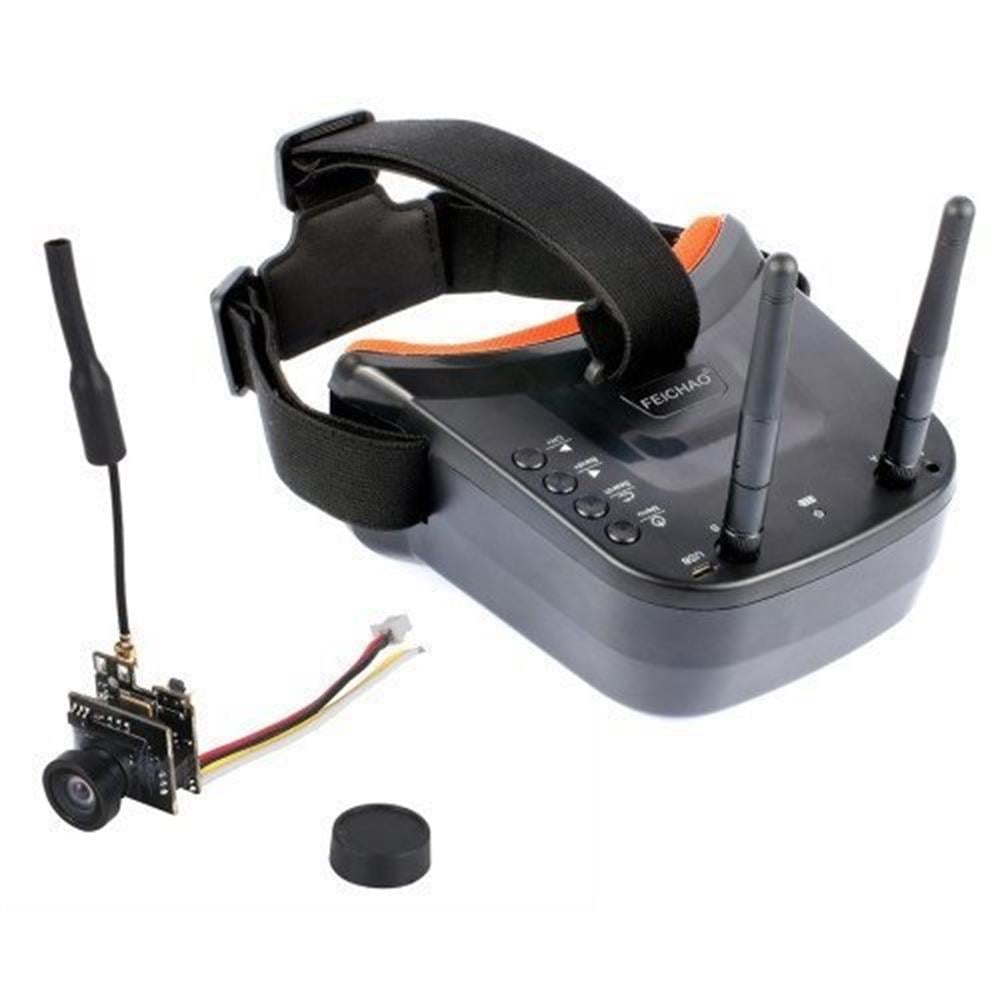 Kompent5.8 Ghz 40 Kanal FPV Drone Gözlük ve Kamerası, 40 Kanal 5.8G Kamera, 3