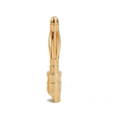 Kompent_2mm Banana Plug Gold Erkek