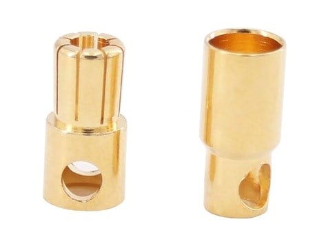 Kompent_6mm Banana Plug Gold Dişi Erkek Set