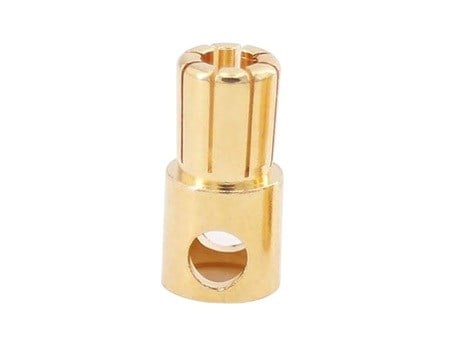 Kompent_6mm Banana Plug Gold Erkek