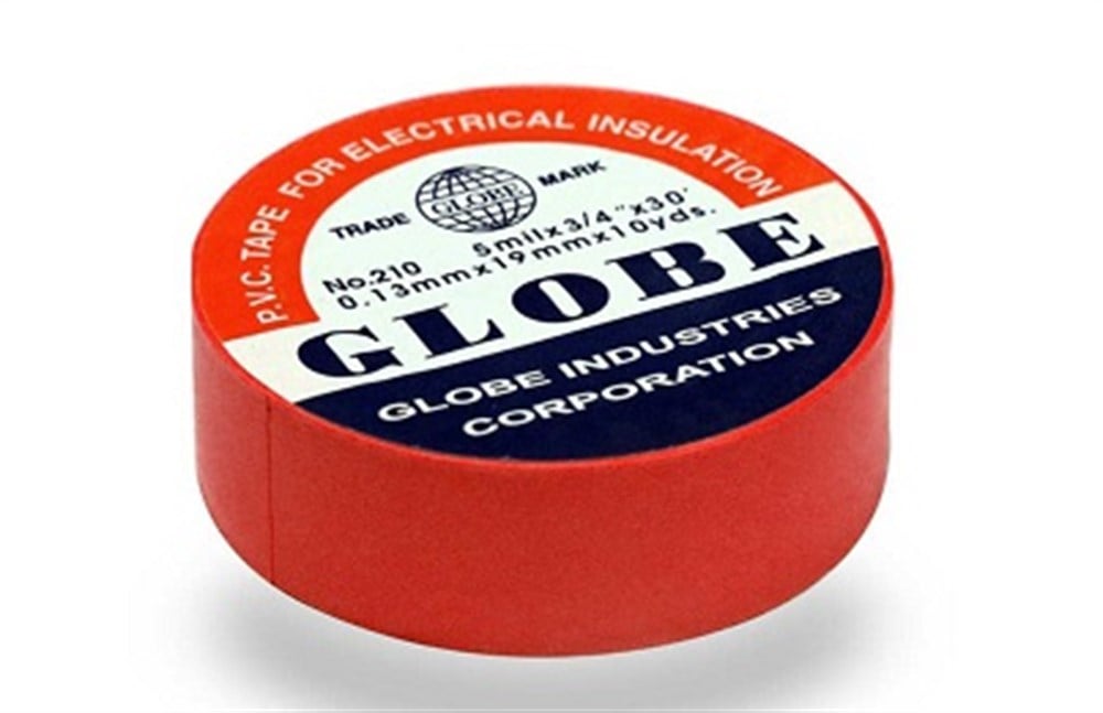 KompentGlobe Elektrikçi Bant 19mm Kırmızı