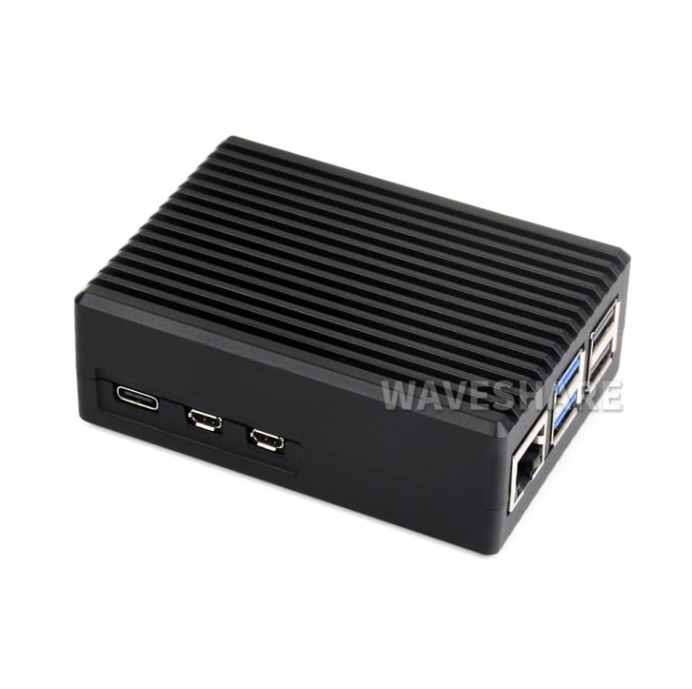 KompentRaspberry Pi 5 Uyumlu Alüminyum Fanlı Soğutuculu Kasa 