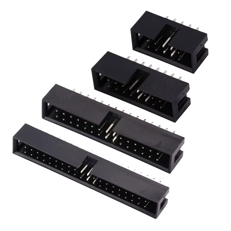 Meksem2x7 14 Pin 180C Erkek IDC Konnektör 2.54mm