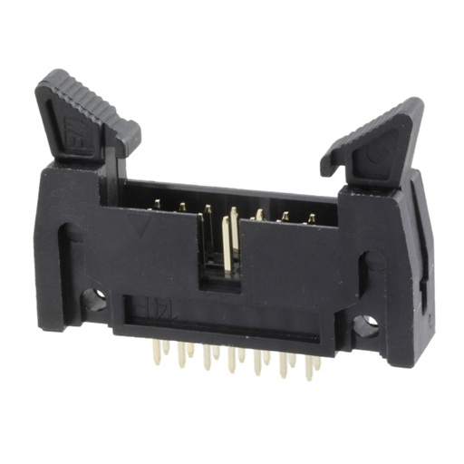 Meksem2x8 16 Pin Kilitli Erkek IDC Konnektör 2.54mm