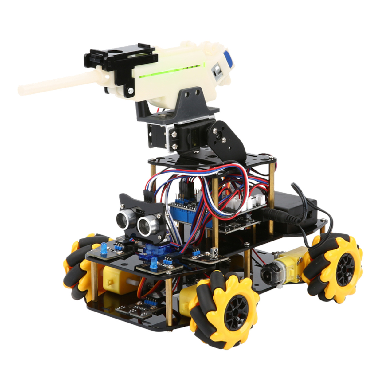 MeksemBilye Atıcı Ek Paketi (Akıllı Robot Araba Seti QD001 ile Uyumlu)