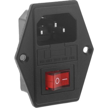 PARASUTPower Soket Erkek Anahtarlı Siortalı Kulaklı Güç Soketi