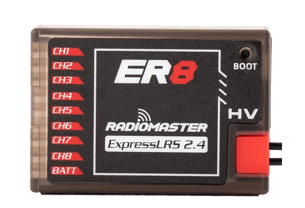 PARASUTRadiomaster ER8 2.4Ghz ELRS PWM Alıcı