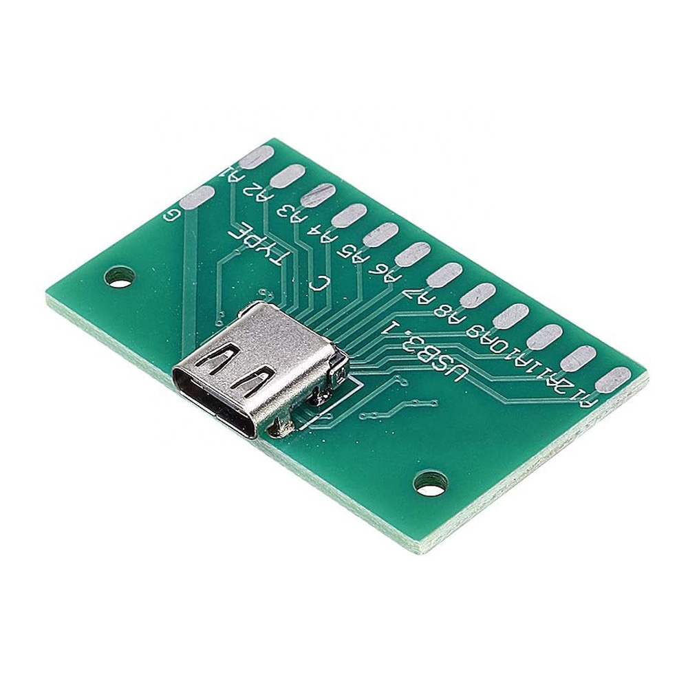PARASUTType-C USB 3.1 24P DIP Breakout Adaptör Kartı