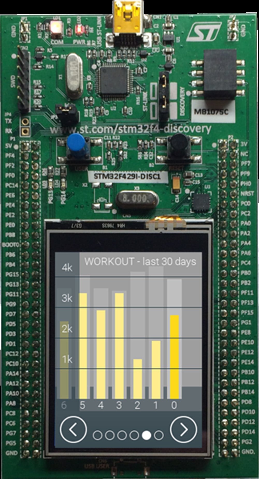 STM32F429I-DISC1 Geliştirme Kiti Yeni Model Satın Al
