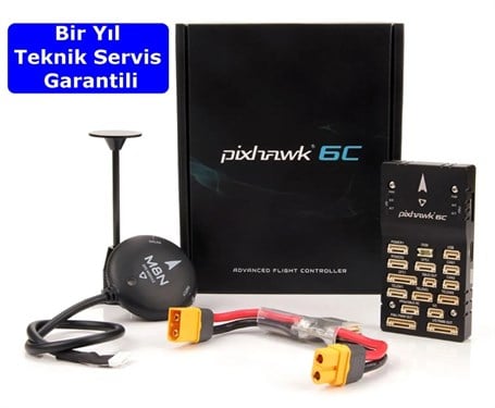 KompentHolybro Pixhawk 6C  + M8N GPS + PM02 V3 Güç Modülü 
