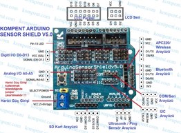 ARDUINO Sensor Shield 5.0 Yeni Versiyon