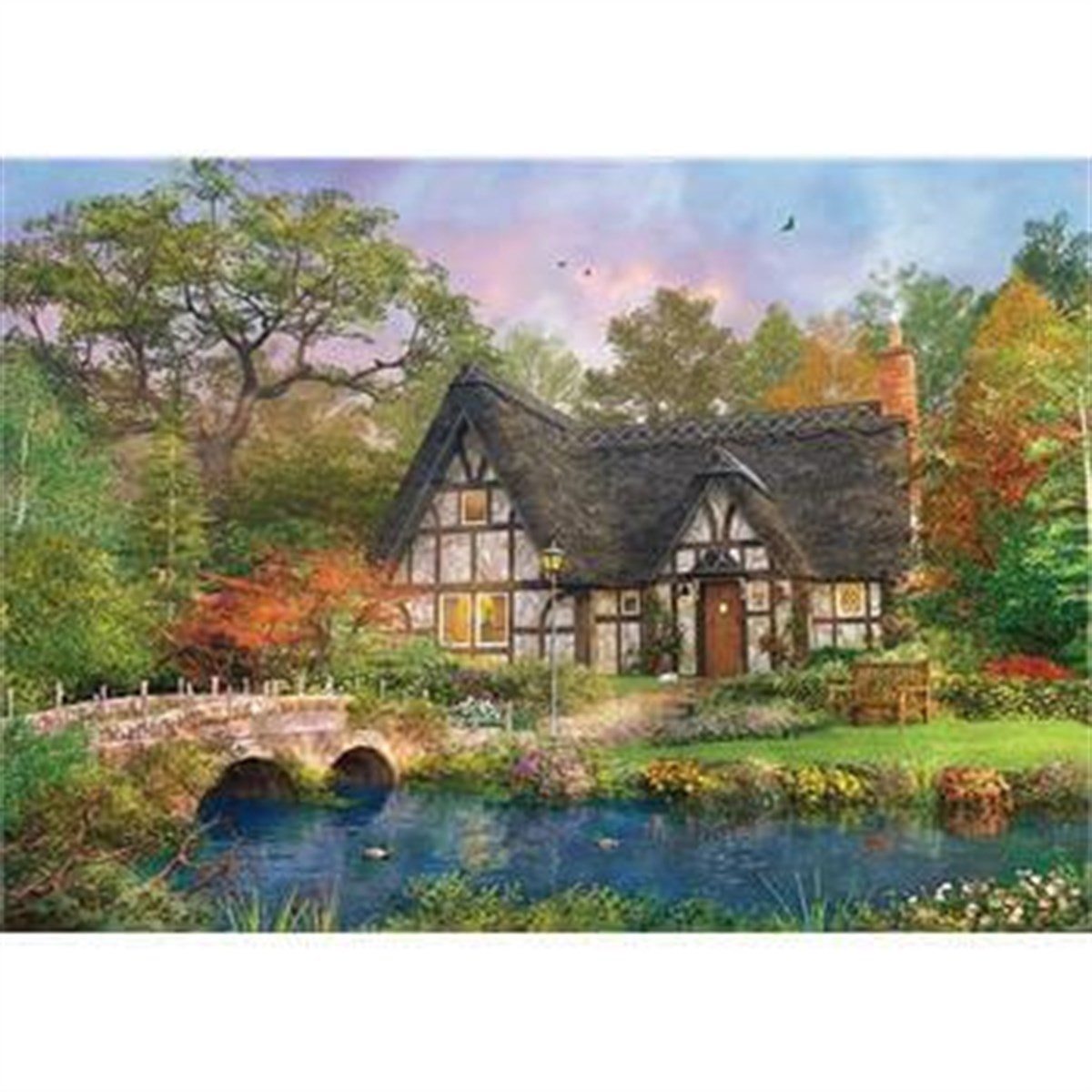 2000 Parça Puzzle The Stoney Bridge Cottage