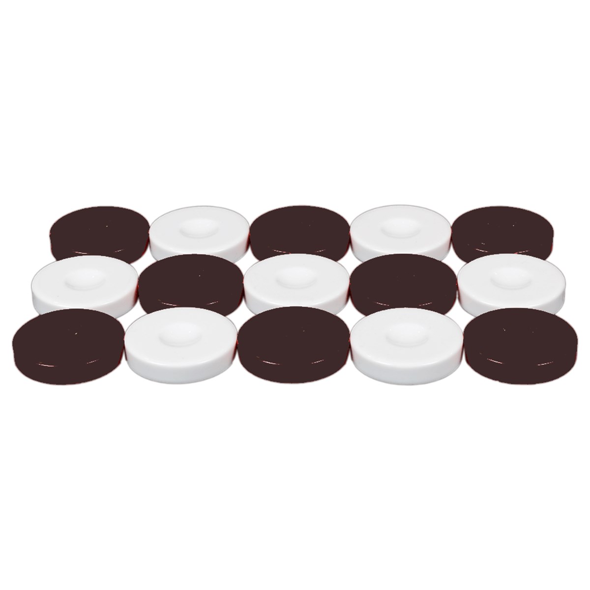 Gifthome Kahverengi-Beyaz Polyester Tavla Pulu