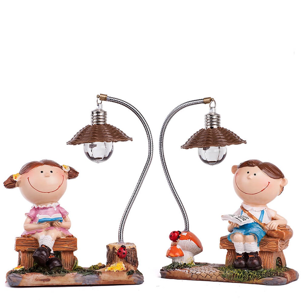 İKİLİ SET IŞIKLI BİBLO