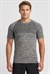 Erkek Antrasit Sporcu T-shirt
