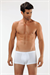 Erkek Beyaz Cotton Runner Boxer