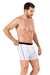 Erkek Beyaz Likra Cotton Boxer