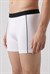 Erkek Beyaz Likra Cotton Boxer