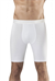 Erkek Beyaz Modal Dıştan Lastikli Uzun Boxer