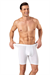 Erkek Beyaz Penye Modal Uzun Boxer