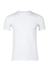Erkek Beyaz Sıfır Yaka Yarım Kol T-shirt
