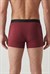 Erkek Bordo Likra Cotton Boxer