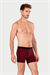Erkek Bordo Likra Cotton Boxer