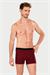 Erkek Bordo Likra Cotton Boxer
