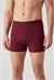 Erkek Bordo Modal Dıştan Lastikli Düğmeli Boxer