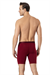 Erkek Bordo Modal Dıştan Lastikli Uzun Boxer
