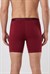 Erkek Bordo Modal Dıştan Lastikli Uzun Boxer